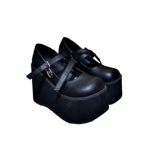 Demonia Kera-08, US6/UK4, Black.